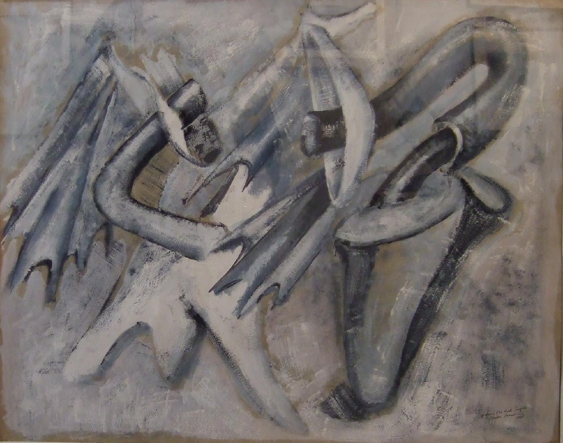  Artistes divers, Drawing in Quartier Drouot
